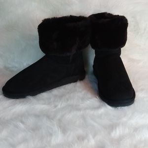 Comfortview Suede Booties (New).